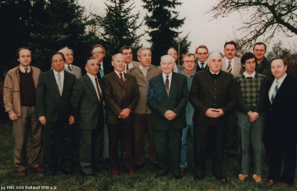 Der Vorstand im 75. Jahr des Bestehens